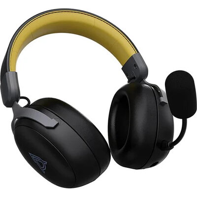 Ajazz безжични геймърски слушалки Wireless Gaming Headphones - AHM08 MAX Black, Gray, Yellow - Bluetooth , 2.4G Ajazz безжични геймърски слушалки Wireless Gaming Headphones - AHM08 MAX Black, Gray, Yellow - Bluetooth , 2.4G