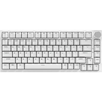 Геймърска механична клавиатура Ajazz AK820 - Blue Switches [Tactile], White Blue Light