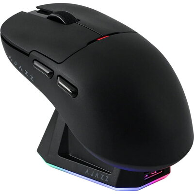 Ajazz професионална геймърска мишка AJ159P MC - Wireless Gaming Mouse - 1K, Magnetic Charging Dock, Black Ajazz професионална геймърска мишка AJ159P MC - Wireless Gaming Mouse - 1K, Magnetic Charging Dock, Black