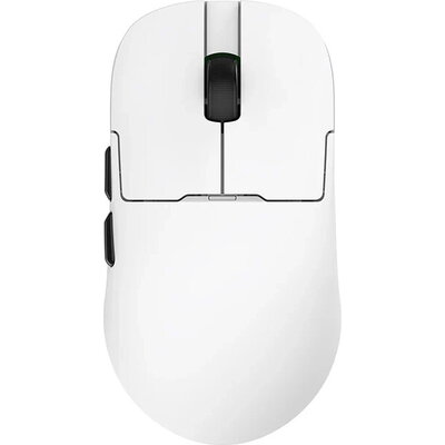 Ajazz професионална геймърска мишка AJ159P MC - Wireless Gaming Mouse - 1K, Magnetic Charging Dock, White