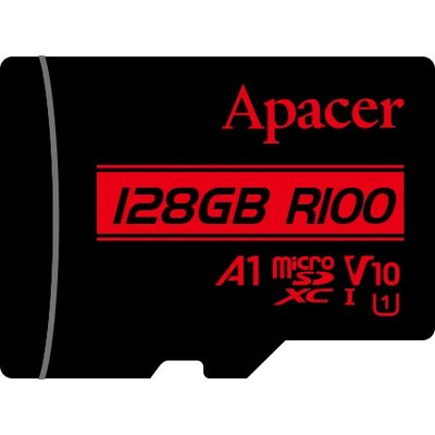 Apacer карта памет microSDXC 128GB UHS-I U1 V10 A1 Class10, Adapter