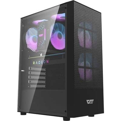 Darkflash кутия Case ATX - A290 Black - 3 x 120 mm RGB fans included