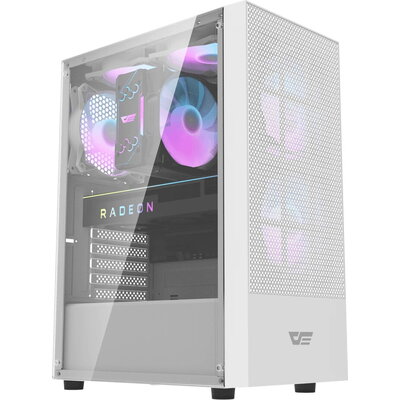Darkflash кутия Case ATX - A290 White - 3 x 120 mm RGB fans included