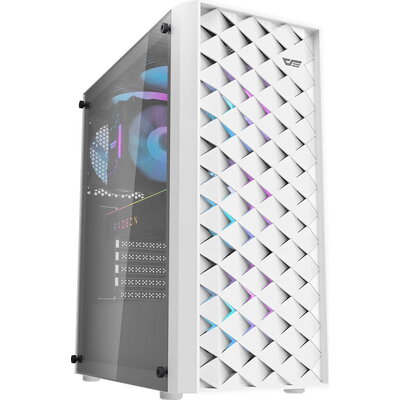 Darkflash кутия Case ATX - DK351 White - 4 fans included