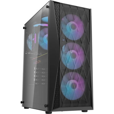 Darkflash кутия Case ATX - DK352 Black - 4 fans included