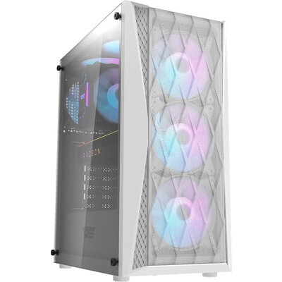 Darkflash кутия Case ATX - DK352 White - 4 fans included
