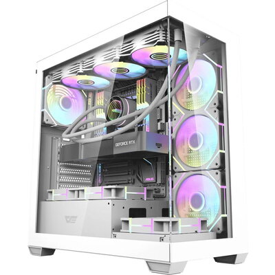 Darkflash кутия Case ATX - DS900 White - USB-C