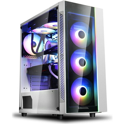 DeepCool кутия Case ATX MATREXX 55 WHITE V3 ADD-RGB WH 3F