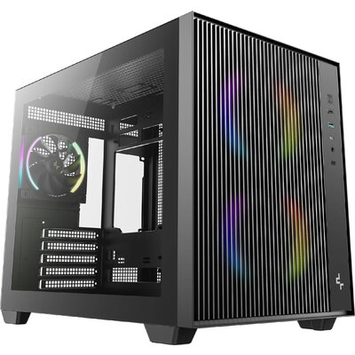 DeepCool кутия Case mATX - CG330 MESH 3F