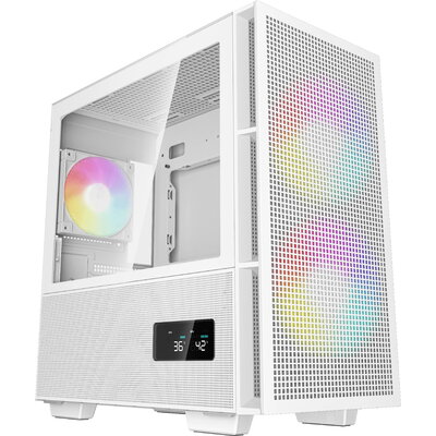 DeepCool кутия Case mATX - CH360 DIGITAL WH