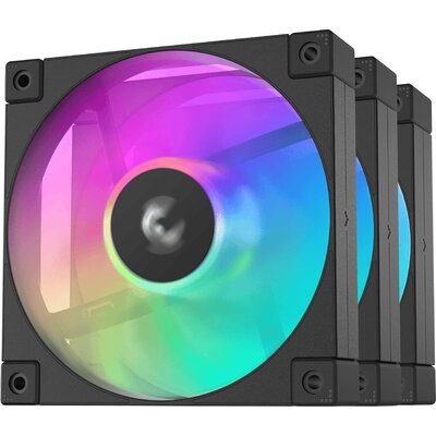 DeepCool Комплект вентилатори Fan Pack 3-in-1 3x120mm - FD12 Black, Addressable RGB