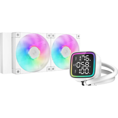 DeepCool водно охлаждане Water Cooling LD240 WH - LED Display, A-RGB