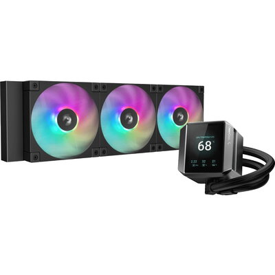 DeepCool водно охлаждане Water Cooling MYSTIQUE 360 ARGB - LCD Screen