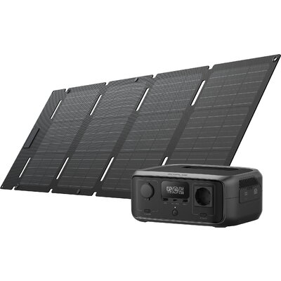 Ecoflow Преносима електростанция със соларен панел комплект Portable Power Station RIVER 3 UPS + 45W Solar Panel with USB-C