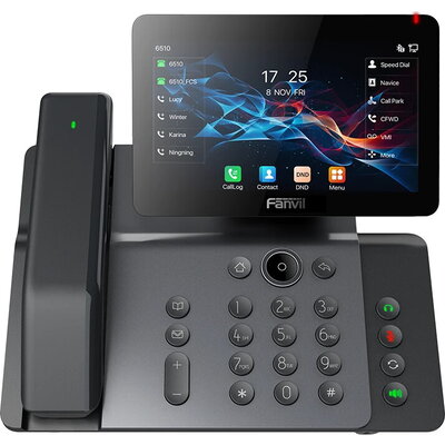 Fanvil телефон IP Phone - V66 Pro Black, VoIP Prime Business Phone