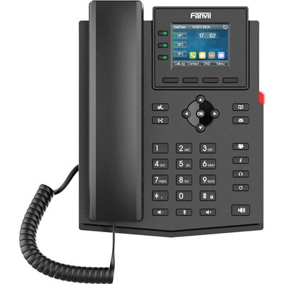 Fanvil телефон Wi-Fi IP Phone X303W Black, VoIP Enterprise Phone