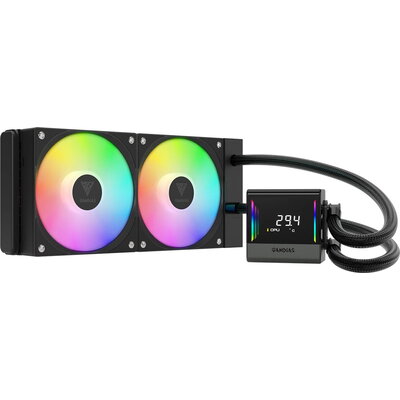Gamdias водно охлаждане Water Cooling Chione E4-240 - LCD Screen, A-RGB