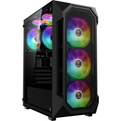 Gamdias кутия Case ATX - AURA GC1 Elite - Mesh, RGB, Tempered Glass