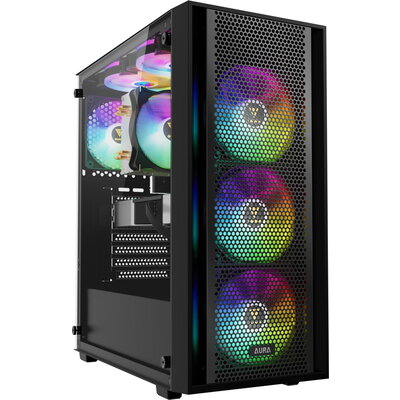 Gamdias кутия Case ATX - AURA GC2 Elite - Mesh, RGB, Tempered Glass