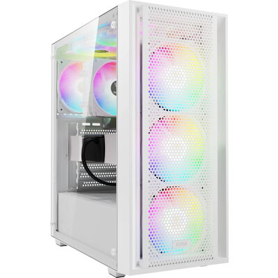 Gamdias кутия Case ATX - AURA GC2 Elite White - Mesh, RGB, Tempered Glass