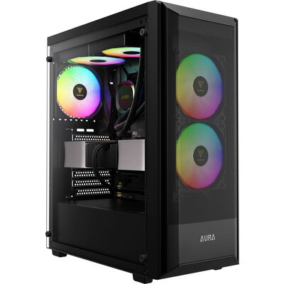 Gamdias кутия Case ATX - AURA GC6 ELITE ARGB BK - Addressable RGB, Mesh