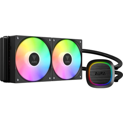 Gamdias водно охлаждане Water Cooling 240mm - AURA GL240 v2 - aRGB