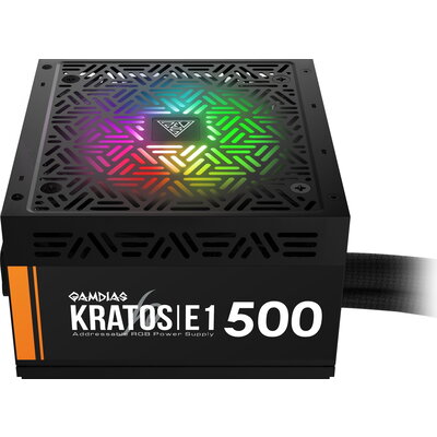 Gamdias Захранване PSU 500W Addressable RGB - KRATOS E1-500