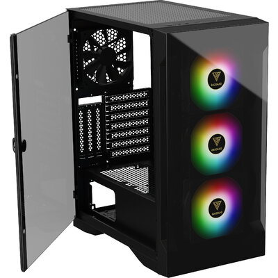 Gamdias кутия Case ATX - TALOS E2 Elite - aRGB, Tempered Glass