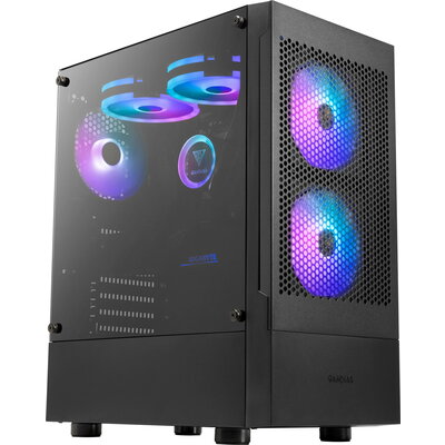 Gamdias кутия Case ATX - TALOS E3 MESH - aRGB, Tempered Glass