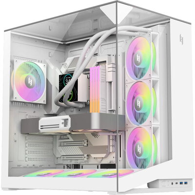 Gamemax кутия Case ATX - NEX C56 VC WH