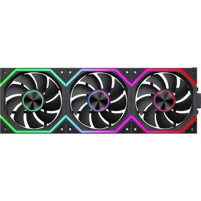 Gamemax Комплект вентилатори Fan Pack 3-in-1 3x120mm - FN12A-N2 WL - Daisy-Chain, A-RGB