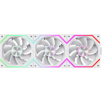 Gamemax Комплект вентилатори Fan Pack 3-in-1 3x120mm - FN12A-N2 WL-RW - Reverse, Daisy-Chain, A-RGB, White