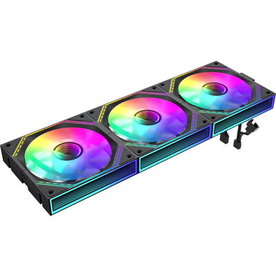 Gamemax Комплект вентилатори Fan Pack 3-in-1 3x120mm - FN12A-S3I Black, Daisy-Chain, Addressable RGB
