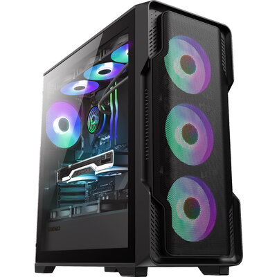 Кутия Gamemax SIEGE Black ARGB EATX