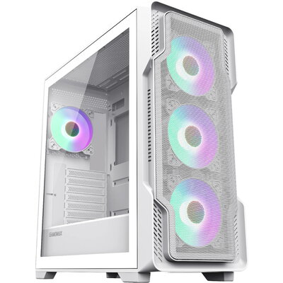 Кутия Gamemax SIEGE White ARGB EATX
