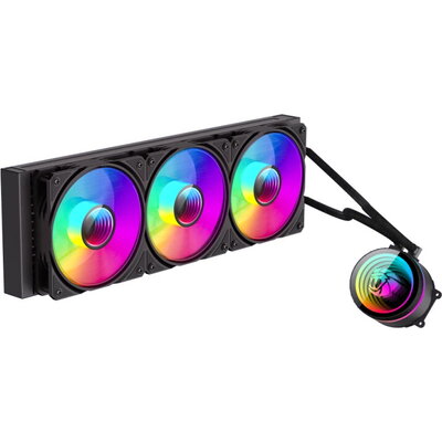 Gamemax водно охлаждане Water Cooling IceBurg 360 Infinity Black - Infinity Mirror, Addressable RGB