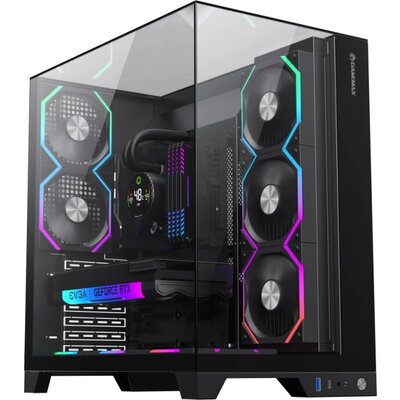 Кутия Gamemax Infinity Pro Black - 5x 120 mm ARGB fans