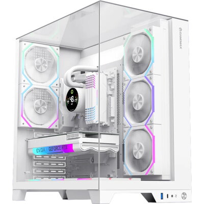 Кутия Gamemax Infinity Pro White - 5 x 120 mm ARGB fans