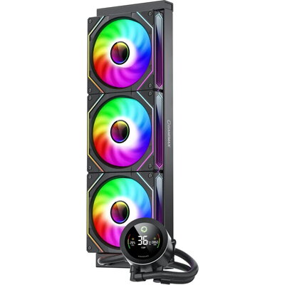 Gamemax водно охлаждане Water Cooling IceBurg 360 Digital Black - Addressable RGB