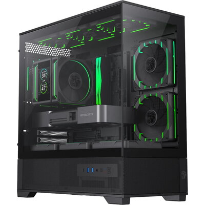 Gamemax кутия Case EATX - Vista 2 MB - 3 x 120 mm Addressable RGB