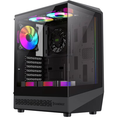 Кутия Gamemax Vista COC AB - 5 x 120 mm A-RGB Fans, MB Plate COC Fan