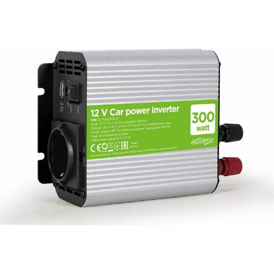 Gembird инвертор за автомобил Car power inverter - EG-PWC300-01 - 300W, USB-A