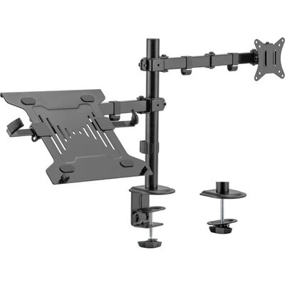 Gembird Стойка за монитор с лаптоп стойка Monitor Mount with Laptop holder - MA-DA-03