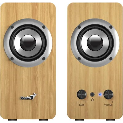 Genius тонколони Speakers 2.0 - SP-HF400 - 10W RMS, Pine Wood