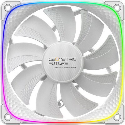 Geometric Future вентилатор Squama 2503R, REVERSE Fan, 120mm, ARGB, White