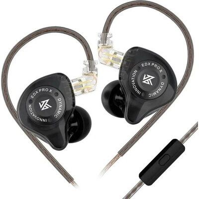Професионални слушалки KZ EDX PRO X Black Mic Професионални слушалки KZ EDX PRO X Black Mic
