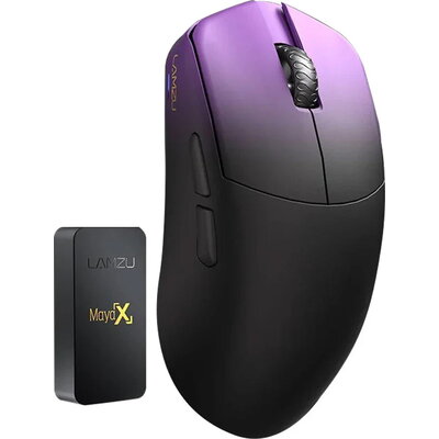 Lamzu професионална геймърска мишка MAYA X 8K - Wireless Gaming Mouse - Purple Shadow