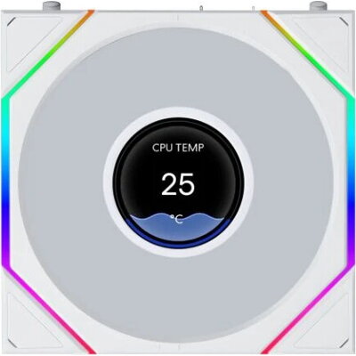 Lian Li вентилатор Fan 120mm - UNI FAN TL LCD FLEX - White, Reverse
