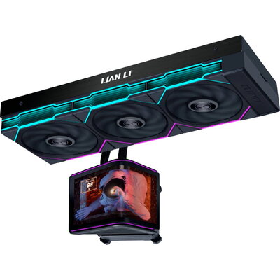 Lian Li водно охлаждане Water Cooling HydroShift II OLED Curved 360 TL - Black