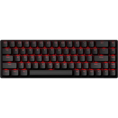 Madlions професионална геймърска механична клавиатура FIRE 68 PRO - 8K, Gateron Magnetic Jade Switches, RGB - Black